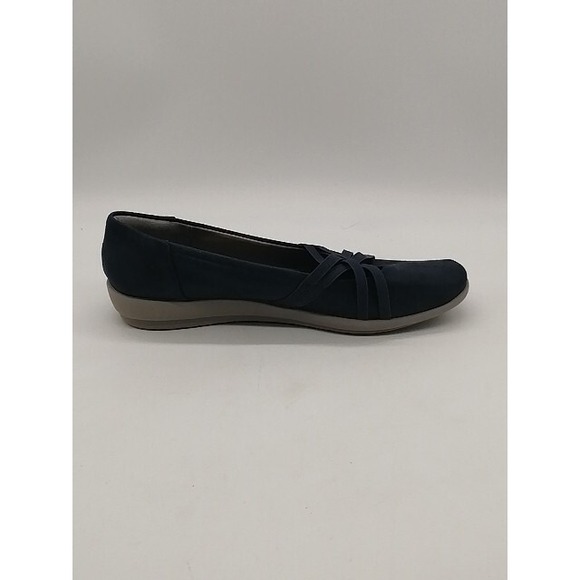 Easy Spirit Shoes Flats Womens Aubree Blue 9.5 Walking Stretch Strappy Comfort - Picture 9 of 10